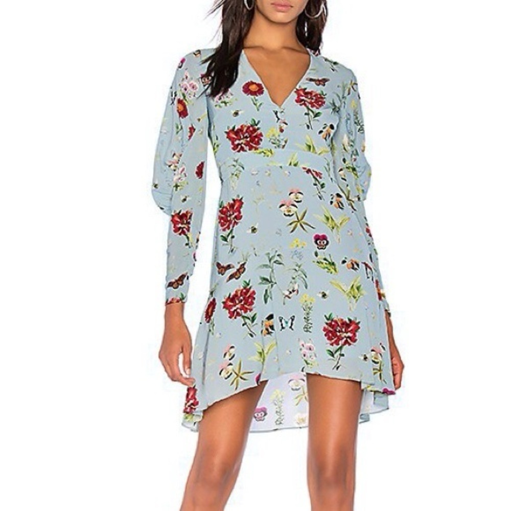 Joie floral Tamarice dress Robins Egg